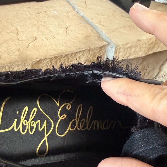 Libby Edelman Black Sneakers with White Sole - Picture 7 of 8